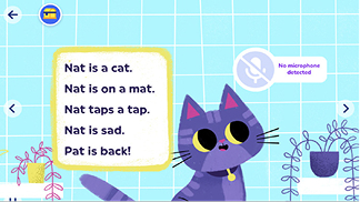 주요 문장 따라 읽어보기 말하기 활동 화면