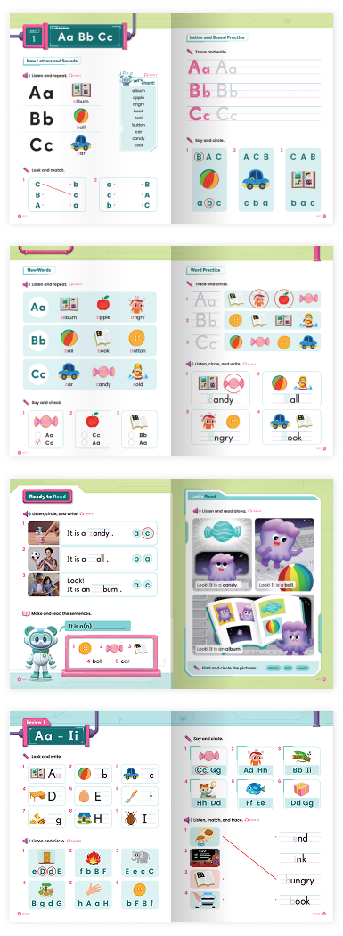 STARLAND Phonics 파닉스 교재 구성